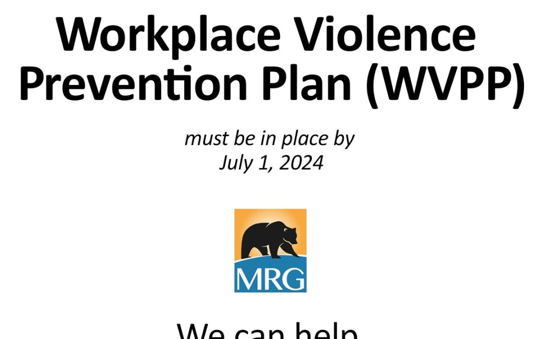 Workplace Violence Prevention Plan Assistance